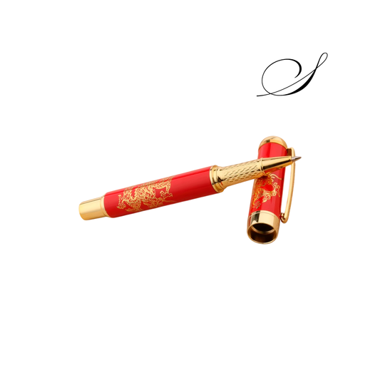 Caneta Rollerball Dragon Red